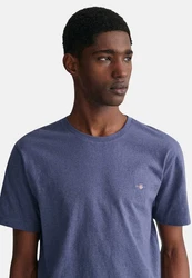 GANT Herren T-Shirt - REG TONAL SHIELD T-SHIRT Jeansblau