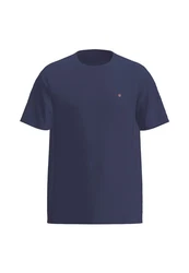 GANT Herren T-Shirt - REG TONAL SHIELD T-SHIRT Jeansblau
