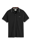 GANT Poloshirt TIPPING PIQUE RUGGER schwarz