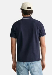 GANT Poloshirt TIPPING PIQUE RUGGER Blau