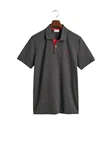 Gant Poloshirt Regular Contrast Pique Rugger grau (anthrazit)