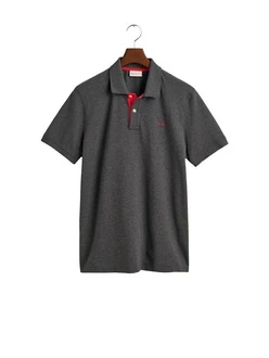 Gant Poloshirt Regular Contrast Pique Rugger grau (anthrazit) Gant Poloshirt Regular Contrast Pique Rugger grau (anthrazit)