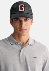 Gant Tipping Pique Rugger Poloshirt grau/graumeliert/schwarz