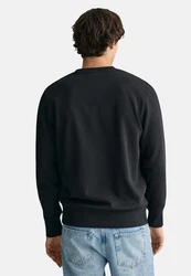 GANT Sweatshirt Printed Graphic C-Neck Schwarz