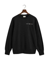 GANT Sweatshirt Printed Graphic C-Neck Schwarz