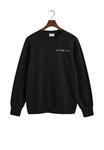 GANT Sweatshirt Printed Graphic C-Neck Schwarz