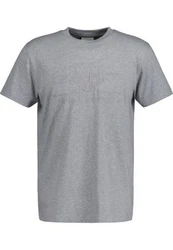 Gant T-Shirt REG TONAL SHIELD T-SHIRT Grau/Silber/Dunkelgrau/Hellgrau