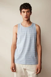 Next Tanktop Strukturiertes Top Hellblau/Grau/Blau