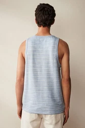 Next Tanktop Strukturiertes Top Hellblau/Grau/Blau