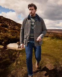 Barbour Strickpullover Rundhalspullover Case Fair Isle 