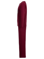 Henry Terre Schlafanzug Pyjama Set Oregon Portland Bordeaux/Dunkelrot/Rot
