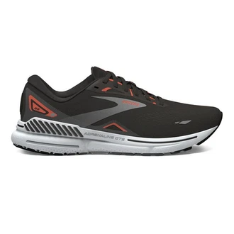 Brooks Adrenaline GTS 23 Laufschuh SCHWARZ/MANDARIN ROT/BLAU