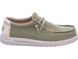 Hey Dude Wally Coastline Slipper Dunkelgrün/Grün/Khaki/Gelb