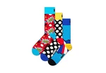 Happy Socks Basicsocken 3-Pack Super Dad Socks Gift Set Mischfarben