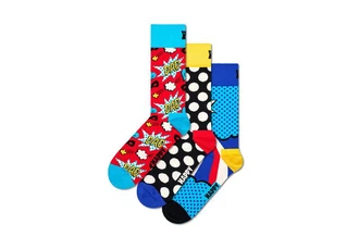 Happy Socks Basicsocken 3-Pack Super Dad Socks Gift Set