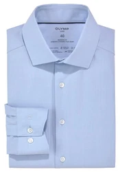OLYMP Businesshemd Luxor 24/Seven modern fit Comfort Stretch Blau/Hellblau/Dunkelblau