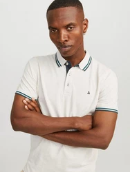 Jack & Jones Poloshirt JJEPAULOS POLO SS NOOS Khaki/Beige/Braun
