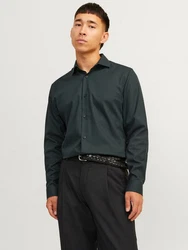JPRBLAPARKER Shirt L/S Dunkelgrün/Grün