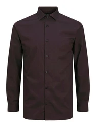 JPRBLAPARKER Shirt L/S weinrot