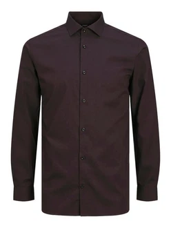 JPRBLAPARKER Shirt L/S weinrot