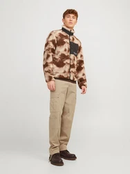 JACK & JONES Cargohose JPSTKarl JJHarlow Khaki/Braun