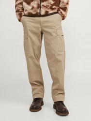 JACK & JONES Cargohose JPSTKarl JJHarlow Khaki/Braun