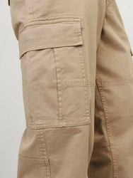 JACK & JONES Cargohose JPSTKarl JJHarlow Khaki/Braun