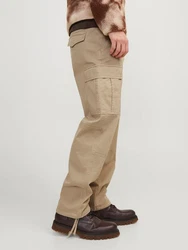 JACK & JONES Cargohose JPSTKarl JJHarlow Khaki/Braun
