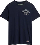 Superdry T-Shirt Vintage Athletic Chest S/S Tee Dunkelblau/Blau
