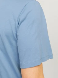 JACK & JONES T-Shirt Blau/Hellblau