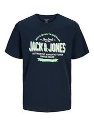 JACK & JONES T-Shirt Dunkelblau