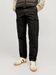 Jack & Jones Cargohose JPSTKANE BARKLEY CARGO PANT schwarz