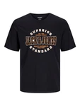 Jack & Jones Plus T-Shirt Blau/Rosa/Braun Jack & Jones Plus T-Shirt Blau/Rosa/Braun
