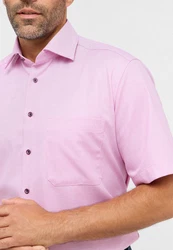 Eterna Kurzarmhemd COMFORT FIT NON IRON Rosa