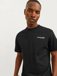 JACK & JONES T-Shirt 'JCOAero' schwarz/weiß