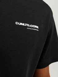 JACK & JONES T-Shirt 'JCOAero' schwarz/weiß