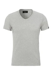 Replay V-Shirt Grau/Hellgrau