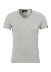 Replay V-Shirt Grau/Hellgrau