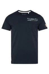 Rundhalsshirt aus Baumwolle