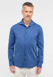 Eterna Langarmhemd SLIM FIT Blau/Hellblau/Dunkelblau