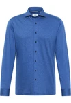 Eterna Langarmhemd SLIM FIT Blau/Hellblau/Dunkelblau