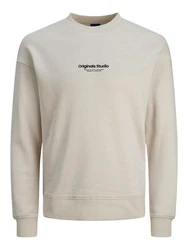 JACK & JONES Sweatshirt 'JORVesterbro' Beige/Khaki