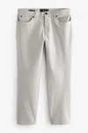 Next Straight Fit Hose im Jeans-Stil Khaki/Grau/Hellgrau