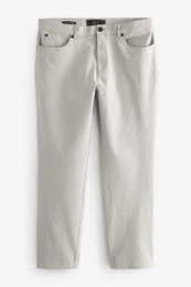 Straight-Jeans Straight Fit Hose im Jeans-Stil mit Stretch (1-tlg)