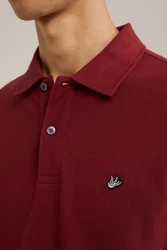 WE Fashion Poloshirt Dunkelrot/Bordeaux/Rot