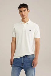 WE Fashion Poloshirt Khaki/Creme/Beige/Weiß