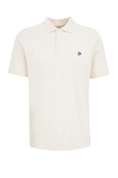 WE Fashion Poloshirt Khaki/Creme/Beige/Weiß