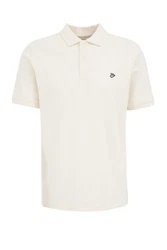 WE Fashion Poloshirt Khaki/Creme/Beige/Weiß