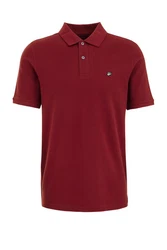 WE Fashion Poloshirt Dunkelrot/Bordeaux/Rot