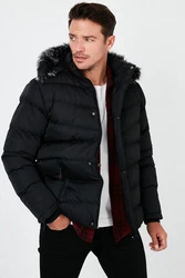 Buratti Winterjacke Schwarz/Dunkelrot/Hellblau